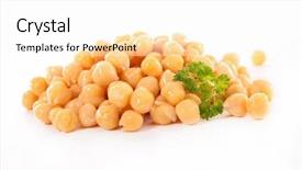  Presentation with chickpea - Cool new presentation with chickpea backdrop and a white colored foreground