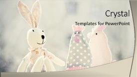  Presentation with retro - Colorful presentation enhanced with chiken template - retro still life of easter backdrop and a lemonade colored foreground