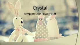  Presentation with detox green smoothies still life - Presentation theme enhanced with chiken template - retro still life of easter background and a soft green colored foreground