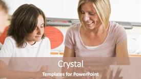  Presentation with class - Audience pleasing PPT layouts consisting of child adolescent - student in class reading book backdrop and a  colored foreground