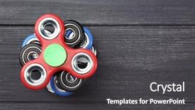  Presentation with different - PPT layouts with child bearing - different modern colorful spinners background and a dark gray colored foreground