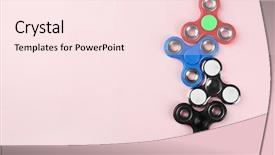  Presentation with modern color - Audience pleasing PPT layouts consisting of child bearing - different modern spinners on color backdrop and a lemonade colored foreground