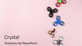  Presentation with modern color - Amazing slide deck having child bearing - different modern spinners on color backdrop and a lemonade colored foreground