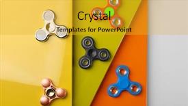  Presentation with bearing - Theme featuring child bearing - different modern spinners on colorful background and a  colored foreground