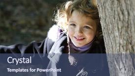  Presentation with bearing - Audience pleasing slides consisting of child bearing - portrait of a happy little backdrop and a  colored foreground