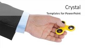  Presentation with surgical hand wash - Cool new slide deck with child bearing - spinner in hand isolated backdrop and a  colored foreground