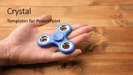  Presentation with kidney transplant holding a model - Beautiful PPT layouts featuring child bearing - woman holding modern spinner backdrop and a  colored foreground