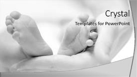  Presentation with newborn baby - Amazing presentation design having child beautiful black and white backdrop and a white colored foreground