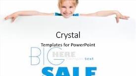  Presentation with cute - Cool new presentation design with child behind a white board backdrop and a white colored foreground