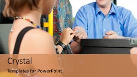  Presentation with school transportation - Colorful PPT layouts enhanced with child boarding a bus backdrop and a coral colored foreground