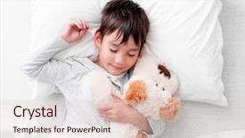  Presentation with child boy hold basket - PPT layouts featuring child boy holding his favourite background and a lemonade colored foreground