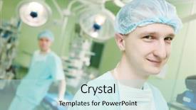  Presentation with emergency room - Cool new PPT layouts with child cardiosurgery operating room backdrop and a  colored foreground