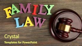  Presentation with law - Slide deck having child-custody and family-law background and a tawny brown colored foreground