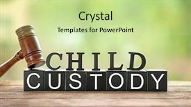  Presentation with divorce - Amazing PPT layouts having child custody made of black backdrop and a soft green colored foreground