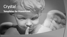  Presentation with angel - Audience pleasing slides consisting of child death - beautiful marble statue of angel backdrop and a gray colored foreground