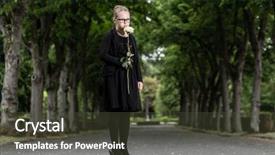  Presentation with mourning - Beautiful PPT layouts featuring child death - girl with white rose mourning backdrop and a tawny brown colored foreground
