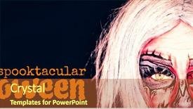  Presentation with child death - PPT layouts consisting of child death - graphic image of spooktacular halloween background and a red colored foreground