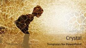  Presentation with child death - PPT theme with child death - vintage background background and a yellow colored foreground