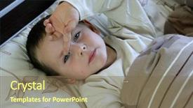  Presentation with gel concept for swine flu - Audience pleasing theme consisting of wireless presentation - notebooks and presentation stand on white background backdrop and a soft green colored foreground