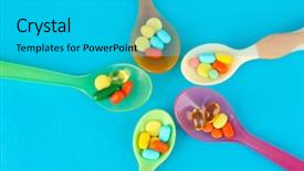  Presentation with plastic - PPT layouts with tea and open book background and a dark gray colored foreground