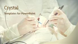  Presentation with wrist hand surgery - Presentation theme having child emergency room - surgery operation hands of surgeon background and a  colored foreground