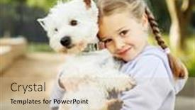  Presentation with holy family the child jesus - Slides consisting of child-girl-with-pigtails-holds background and a soft green colored foreground