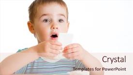  Presentation with wipe - PPT layouts enhanced with child going to wipe with tissue background and a lemonade colored foreground