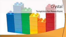  Presentation with diagram - Audience pleasing PPT layouts consisting of children growth - color diagram isolated on white backdrop and a sky blue colored foreground