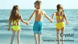  Presentation with whiteboard kids cute - Slides having children growth - cute kids having fun background and a  colored foreground