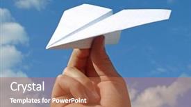  Presentation with old crumpled paper violence against women - Theme enhanced with child hand with paper plane background and a red colored foreground