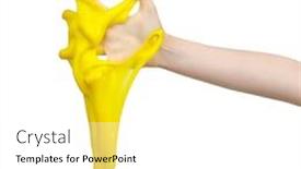  Presentation with pink and white roses shabby chic country - Presentation theme consisting of child-hand-with-sticky-slime background and a white colored foreground