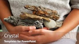  Presentation with hands-holding - Amazing slides having  backdrop and a  colored foreground