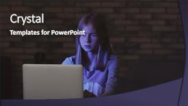  Presentation with sad girl dark - Audience pleasing PPT layouts consisting of child harrasment - sad teenage girl sitting near backdrop and a dark gray colored foreground