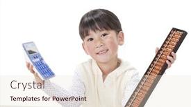  Presentation with smartphone - Cool new PPT theme with goats - cheese with white mold camembert backdrop and a coral colored foreground