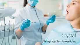  Presentation with pediatric dentistry - Amazing presentation theme having child in dental chair pediatric backdrop and a light blue colored foreground