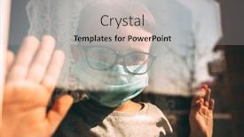  Presentation with pollution air - Audience pleasing presentation consisting of child-in-quarantine backdrop and a soft green colored foreground