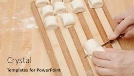  Presentation with mom - Theme with child-is-helping-mom-cut background and a lemonade colored foreground