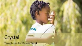  Presentation with asthma - Slide deck featuring child is using an asthma background and a yellow colored foreground