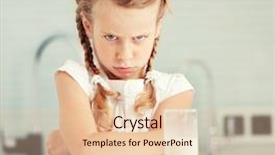  Presentation with poor child - Beautiful presentation featuring child looks with disgust backdrop and a lemonade colored foreground