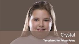  Presentation with child obesity - Presentation featuring child obesity - closeup of an overweight girl background and a violet colored foreground