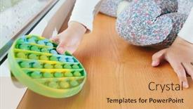  Presentation with rainbow - PPT layouts featuring child-playing-with-the-pop background and a yellow colored foreground