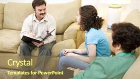  Presentation with psychiatry - Amazing slides having child psychiatry - caring family therapist counseling backdrop and a coral colored foreground