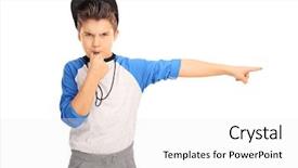  Presentation with angry child - Audience pleasing presentation design consisting of child rights - studio shot of an angry backdrop and a white colored foreground