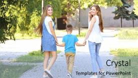  Presentation with mothers - Cool new PPT layouts with child sex - happy lesbian mothers and foster backdrop and a light blue colored foreground