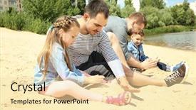  Presentation with children playing - Colorful presentation enhanced with child sex - male gay couple with children backdrop and a  colored foreground