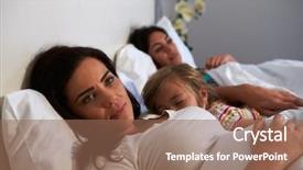  Presentation with daughter - Audience pleasing presentation theme consisting of child sex - woman lies awake while her backdrop and a coral colored foreground