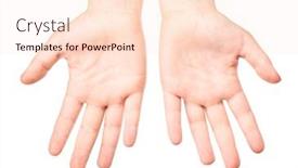  Presentation with mother child - PPT theme enhanced with child-showing-clean-hands background and a lemonade colored foreground