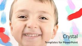  Presentation with messy - Beautiful slides featuring  backdrop and a  colored foreground