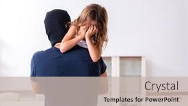  Presentation with abuse child - Amazing presentation having child-trafficking-and-abuse-concept backdrop and a soft green colored foreground