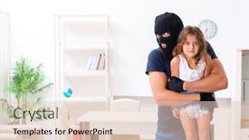  Presentation with abuse child - Slide set enhanced with child-trafficking-and-abuse-concept background and a lemonade colored foreground